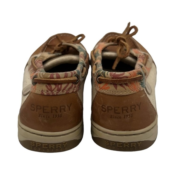Sperry Topsider Brown Leather Angelfish Seaweed Boat Shoes Size 8 Women's - Picture 8 of 9